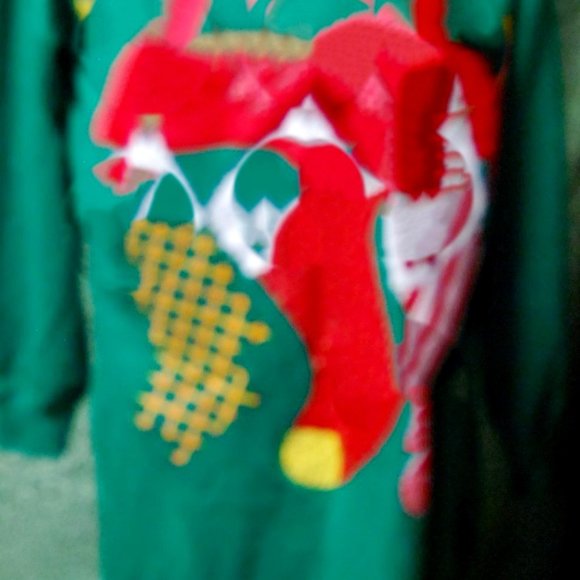 JOY-Peace-Love, Holiday Sweat-Shirt Dress / Lounger, S/M - Picture 3 of 3